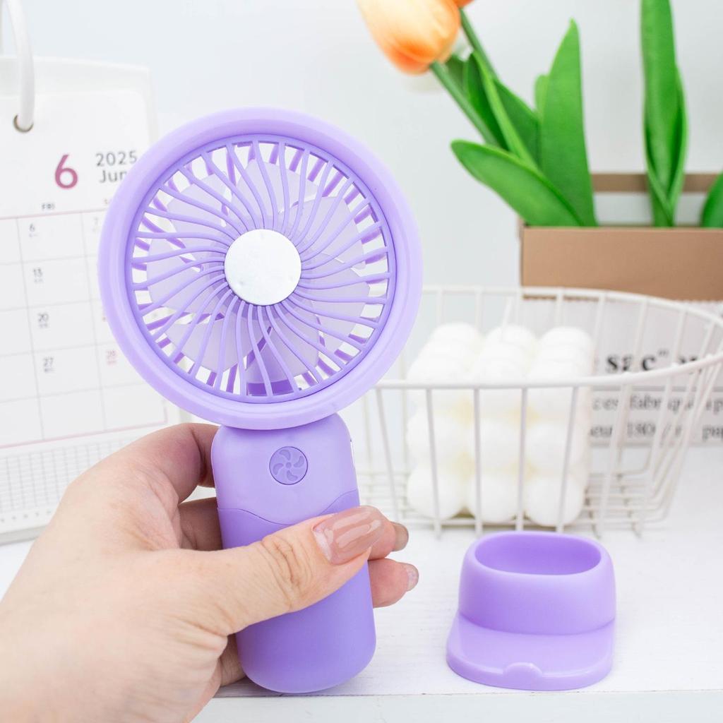 Kleine Biene Tragbarer Leiser Handventilator für Kinder und Studenten, Wiederaufladbarer und Niedlicher Tischventilator