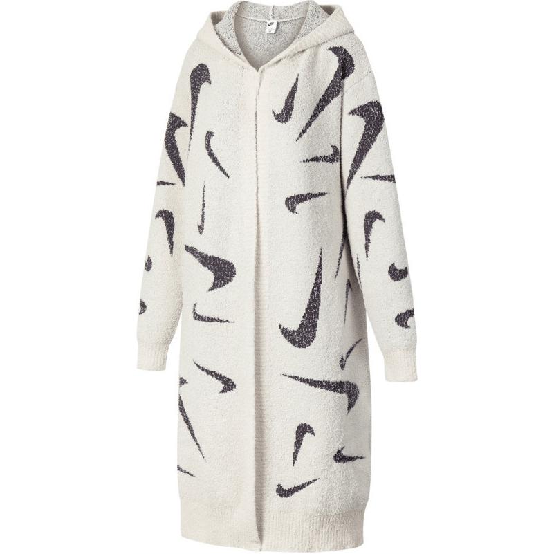 

Nike Sportswear Phoenix Cozy Букле С Полным Принтом Худи Свободного Кроя Длинный Трикотаж Женские Топы Светло-Красное Дерево-Коричневый FD4283-104