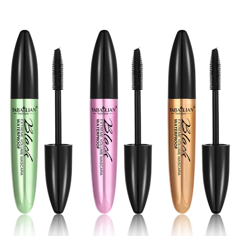 5D Volumizing Mascara Curling  Lengthening Black Mascara  Long-Lasting Formula Waterproof & Smudge-Proof Mascara