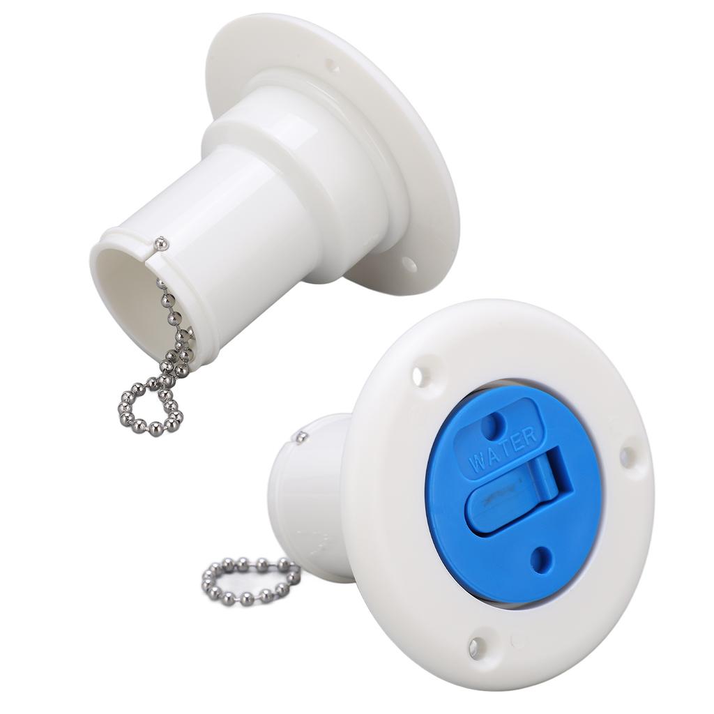 Boat Water Filler Yacht Fittings ABS Deck Water Filler   Fill   Inlet for Marine Boat Yacht RV