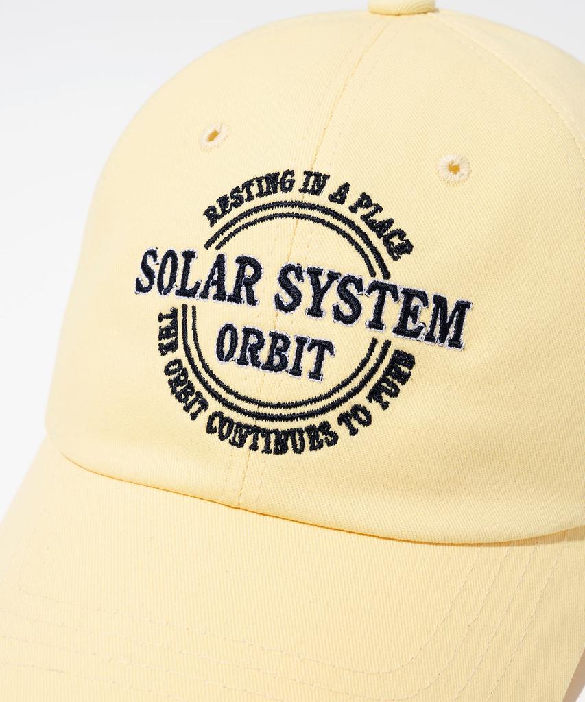 MILLO ARCHIVE Round Solar Ball Cap [Pale Yellow]