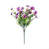  Simulation Flower Artificial Flower With Flexible Iron Wire for Tabletop Bookshelf Display Wedding Decoration