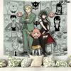 Spy Family Wall Tapestry Aesthetic Wall Hanging Printed Fabric Blanket Decorative Tapestries For Bedroom Living Room Home Decor