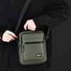 Contemporary Men's Handbag - Refined Oxford Shoulder Bag with Organizational Pockets