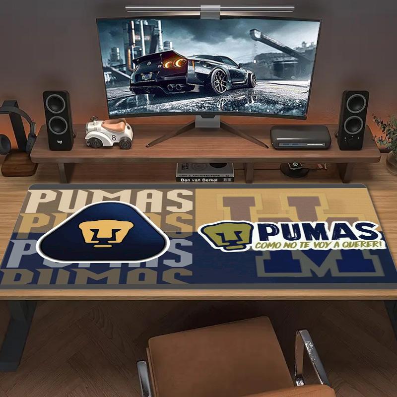 Pumas Fc Color Mouse Pad Large Gaming Table Cushion Non-slip Laptop Tablet Big Mousepad XXL Mat Mini PC Playmat With Lock Edge
