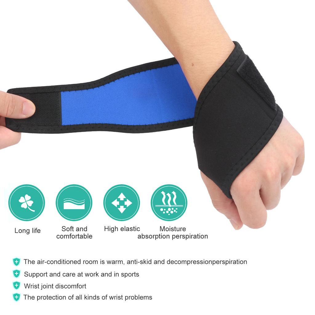 Sports Wristband Wrist Support Straps Wraps for Cycling Running Fitness Gym Hand Bands
