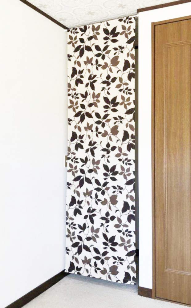 

Длинная панель для комнаты, приватность, улучшает отопление и охлаждение, стильное настенное украшение, штора с нордическим узором из листьев, разделитель, экран, занавеска, эффективность, дизайн, зелёный