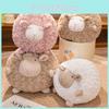 Adorable Round Plush Sheep Toy Soft Stuffed Animal Doll For Children And Girls Gifts