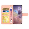 Applicable To Samsung S24 Butterfly Embossed Mobile Phone Leather Case A15 Card Holder Solid Color Lanyard Protective Case A05S Hand Rope