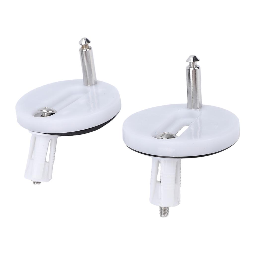 2 Pcs Toilet Seat Hinge Fixings Stainless Steel Toilet Seat Hinge Bolts Screws Kit Maintenance Accessories