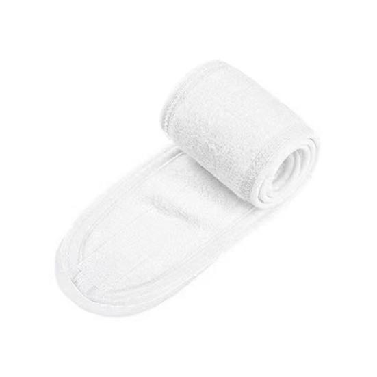 Hair Strap with Adjustable Fastener Tape Comfortable Velvet Cloth Fast Absorption Makeup Bathing Dressing Exercise Hair Band