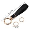 Women's Luxury Metal Leather Keychain Holder Men's Gadgets Couple Auto Keyring Accessories High Quality Car Key Holder