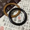 Chinese Ethnic Style Sandalwood Bracelet Minority Design Retro Hand Ring Sandalwood Bangle  Student