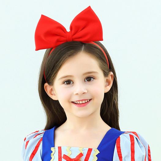 2019 Children's Snow White Skirt Girls' Little Girl Summer Dress New Cotton Short Sleeve Bubble Sleeve Dress