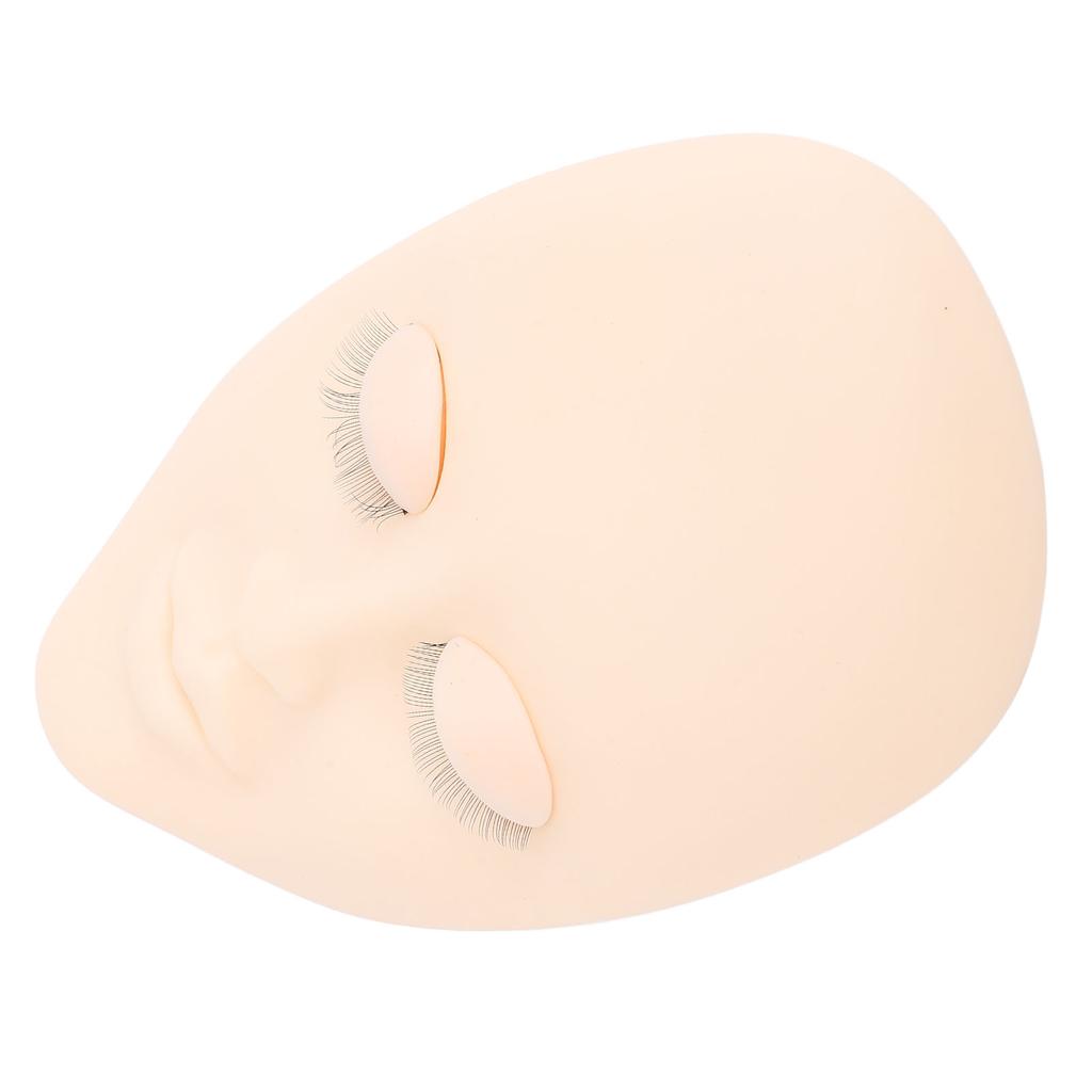 Eyelash Extension Mannequin Head with Replaceable Eyelids Soft Touch Lash Practice Mannequin Face