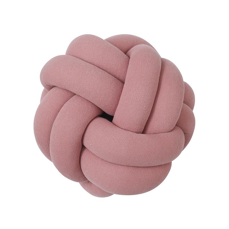 Modern Minimalist Wool Knit Round Throw Pillow For Living Room Decor