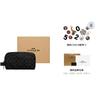 Coach Travel Kit PVC Canvas Leather Travel Bag Toiletry Bag Makeup Bag Small Unisex Black (Unisex) Makeup Bags 2515 QBMI5