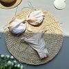 OFTBUY 2025 New Summer Sexy Embroider Color Style Swimsuit Women 2 Pieces Bikini Set Wire Bra Wickedwrap Beach Swimwear Female