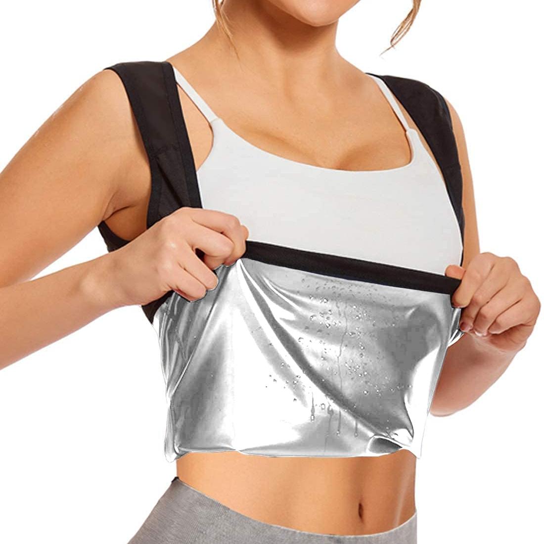 

Женский спортивный жилет для талии, пуловер, костюм для сауны, улучшающие майки для тренировок, корректирующее белье для похудения, компрессионные рубашки для фитнеса