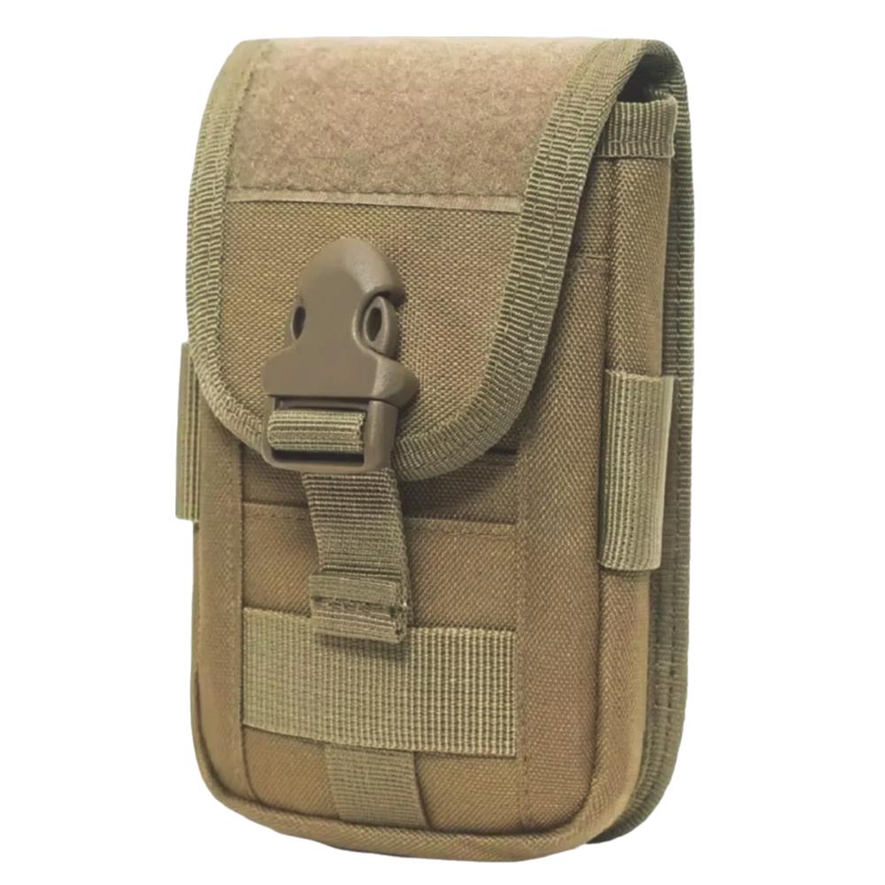 

Men s Mobile Phone Belt Pouch 1000D Nylon Clip-On Holster Bag Sport Fitness хакі