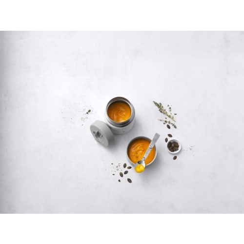 ZWILLING "Food Jar 700ml White" Stainless Steel, Keeps Soup, Lunch, and Bento Hot and Cold [Official Japanese Product] ZWILLING THERMO 39500-509