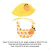 Cute Doll Bib Hat Comfortable Accessories Fashion Cartoon for Kids Costumes