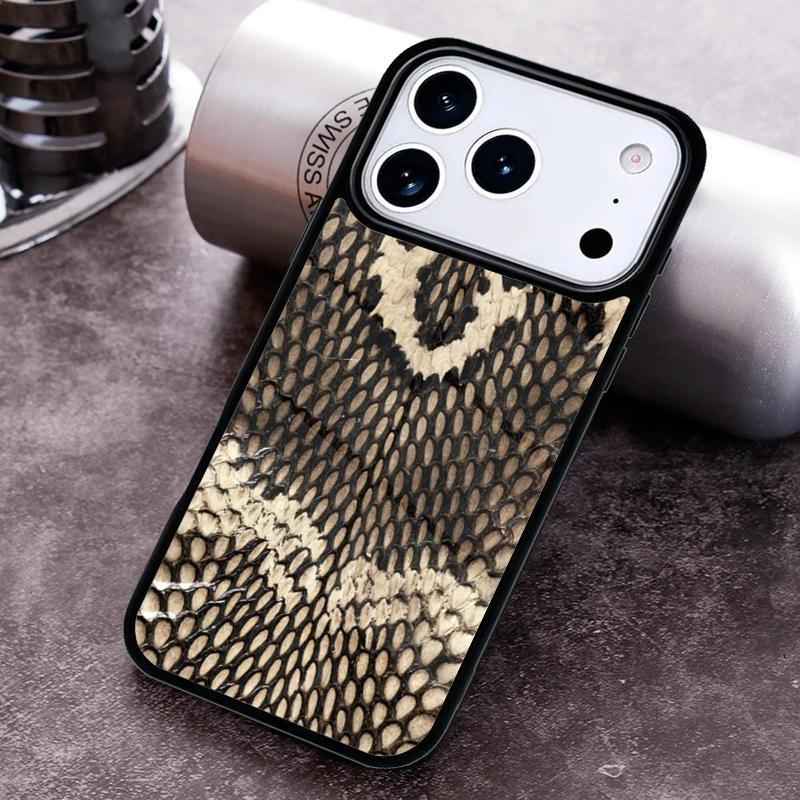 Cobra Python Snake Skin Phone Case For iPhone 17 16 15 14 13 12 11 Pro Max Plus 17Air Soft Silicone Cover