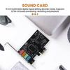 Internal Sound Card for Ahvqevn 5.1, Low-profile Bracket, 3D Stereo PCI-E, 8738 Chip, 3264-bit Sound Card with PCI.