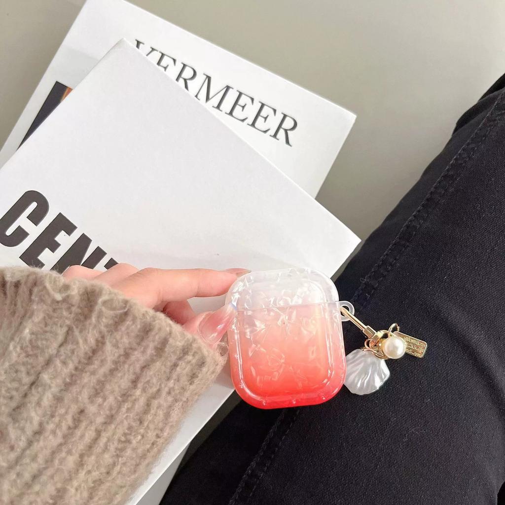 Popular Dot Square Earphone Cover AirPodsPro1 Gradual Change Shell Pattern 1st Generation Pro Colorful Shell Soft