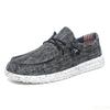 Fashion Fashionable Casual Trendy Men's Breathable Lightweight Lazy One Foot On Canvas Shoes Comfortable Versatile Flat Shoes