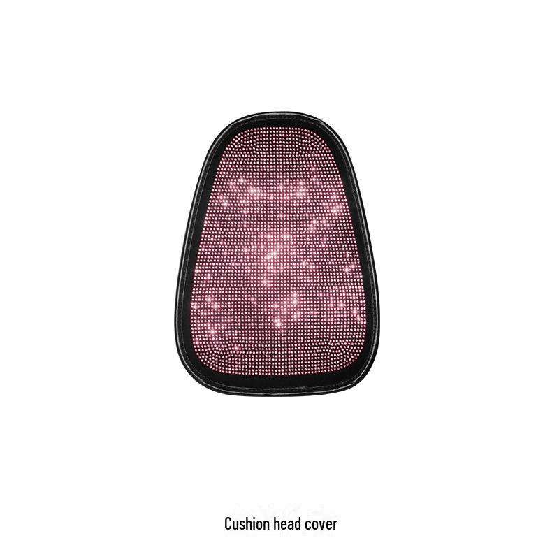 Set de perne auto pentru scaun auto Sparkling Diamond pentru femei - 4 anotimpuri, potrivire universală, design simplu, piesă individuală sau din trei piese