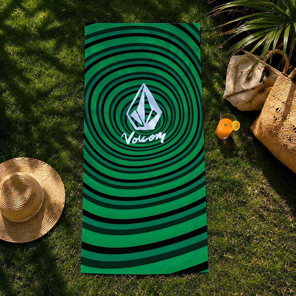 Brand V-Volcom Towel beach towel, quick drying absorbent bath towel for Swim,Gym,Camping,Outdoor