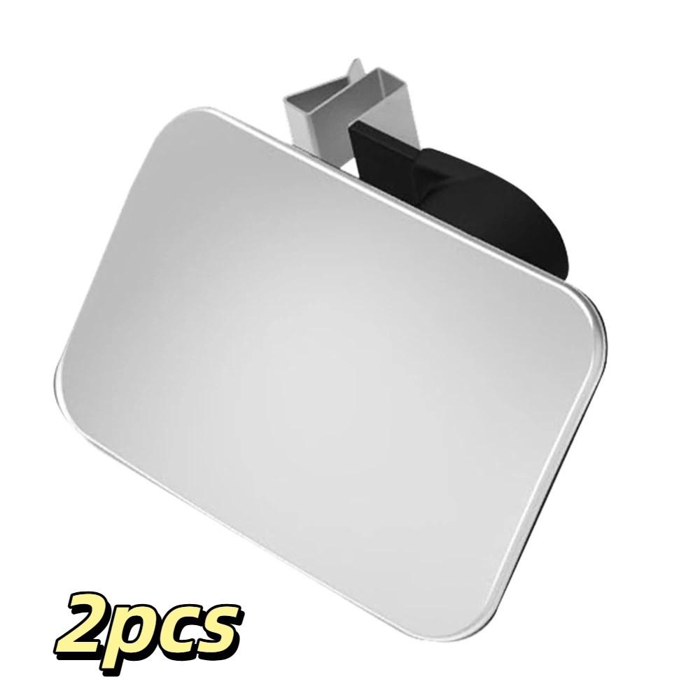 

2pcs Square Design Wide Angle Car Blind Spot Mirror Wide-Angle Design Vehicle Safety Mirror Park style2