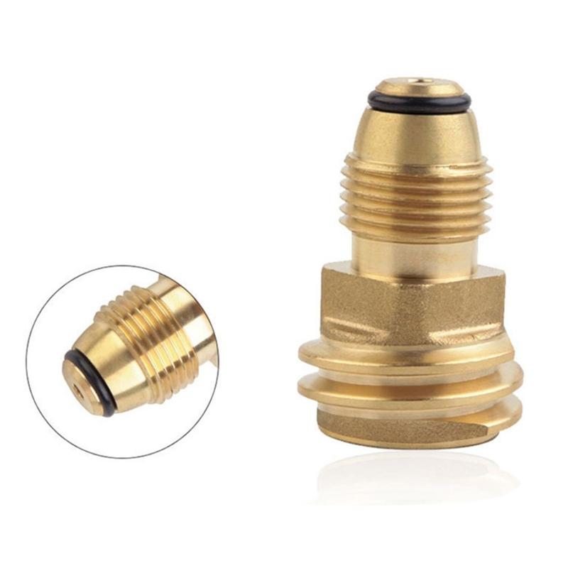 Propanes Gas Grills Quick Connecting Fitting Solid Brass Adapter Quick Connecting Adapter for Efficient Fuels Conversion