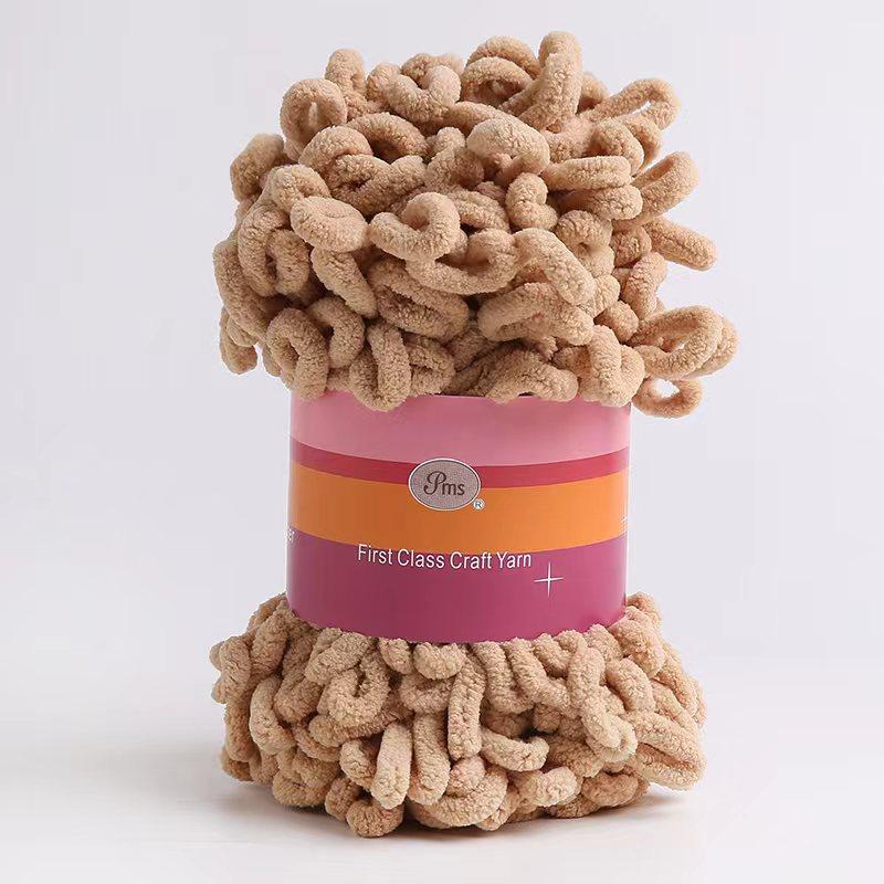 100g/Rolle Finger Loop Garn Faden Flauschig Weich Chenille Dickes Garn Handgestrickte Decke Schal Häkeln Strickgarn DIY Garn Verkauf