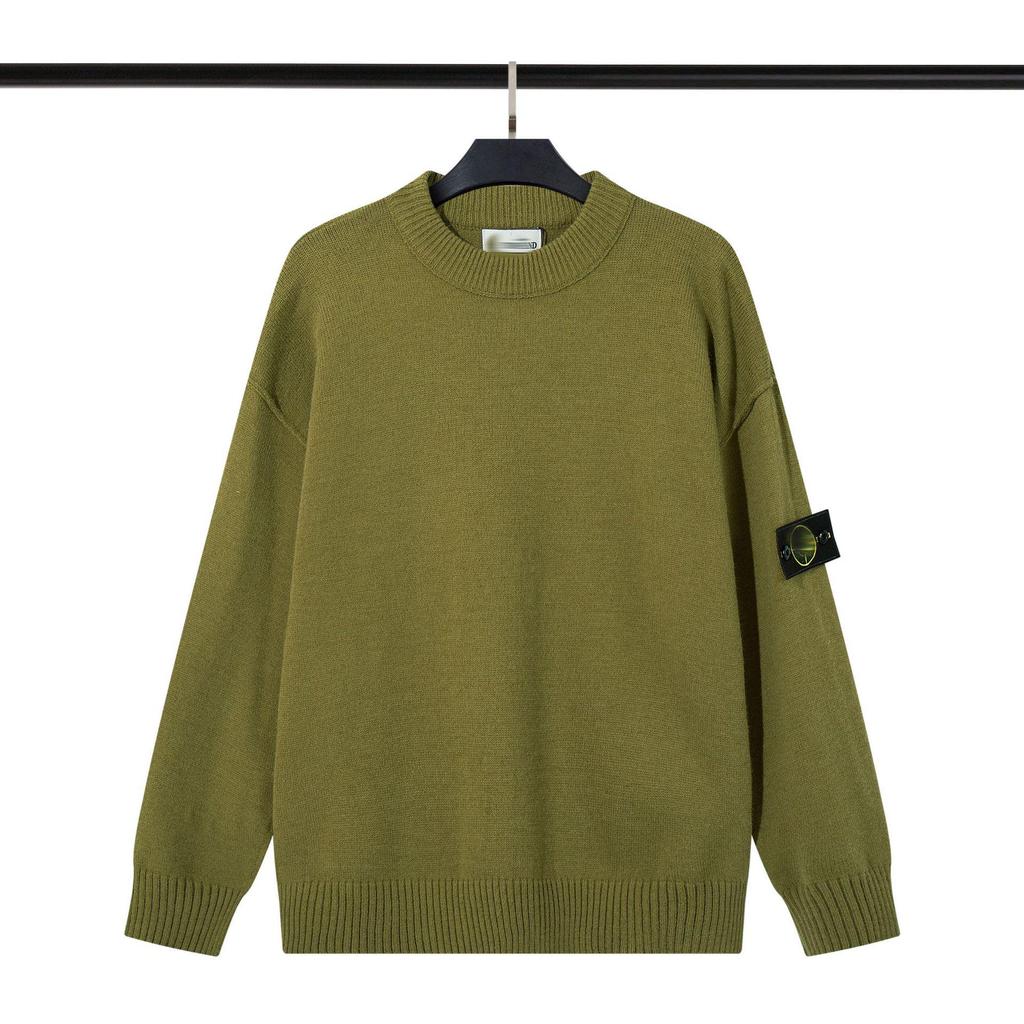 Grenzüberschreitender Stone Island Rundhals Unisex Pullover - Europäischer & Amerikanischer Trendiger Stil