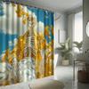 Fantasy Skeleton Bath Curtain, Whimsical Art, 12 Hooks, Water-Resistant, Fashion Outfit Design, Modern Bath Decor