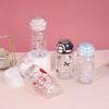 Water Bottle Summer Cute Transparent Straw Plastic Cup High Value Girls Children Double Drinking Cup Simple Portable Bouncing Cup