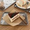 Fruit Meat Cake Dessert Plate 304 Stainless Steel Spitting Bone Dish New Storage Shallow Tray