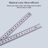 2Pcs Lightweight 2 Meter Foldable Ruler Plastic Measuring Ruler Teaching Aid for Professional & Person Measuring Tasks