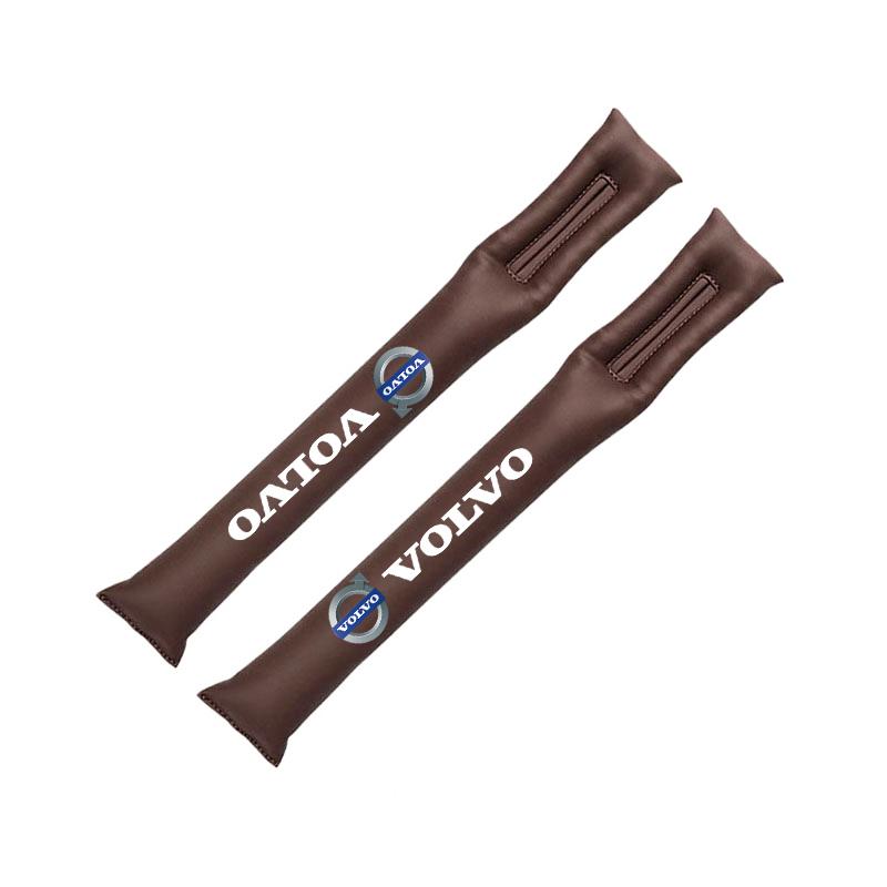 2Pcs Car Seat Gap Filling Strip Leather Soft Leak Proof For Volvo V60 V40 XC90 S60 C30 V50 V70 S90 AWD Car Interior Accessories