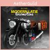 Model Motorcycle Assembling Building Blocks Daily Children Ornament Gift Games