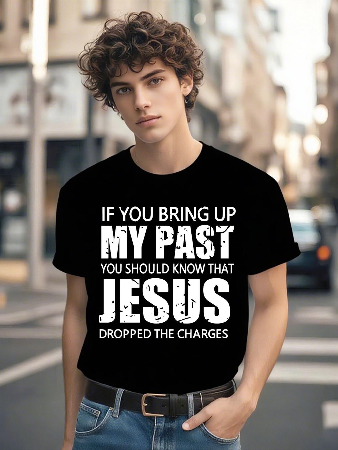 Funny Tshirt Funny Christian Tshirt - Jesus Dropped the C... XXXL