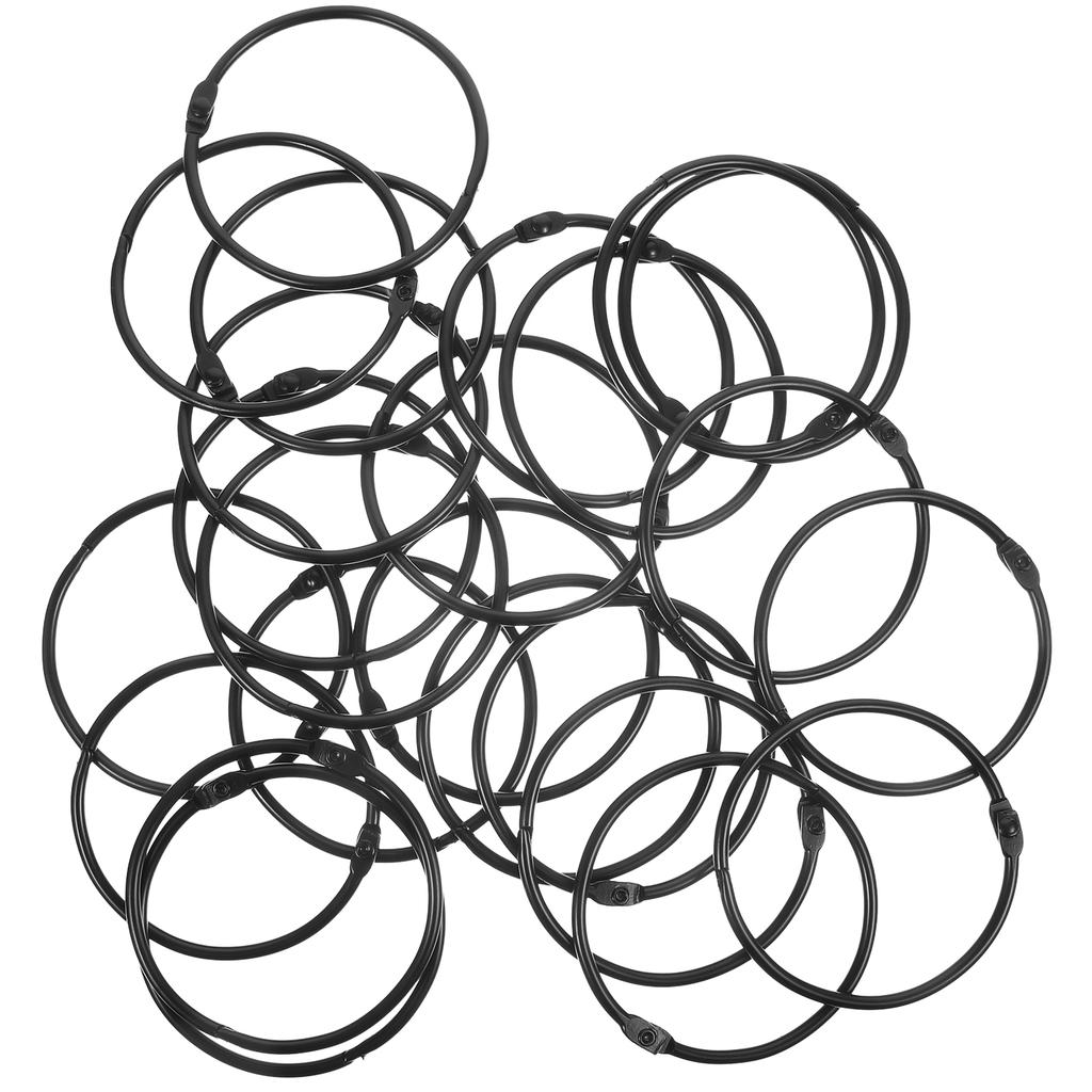 24 Stück Metallhaken für Duschvorhänge Robustes Design Schnellverbindungsstangen Einfache Farbe Klassische Duschvorhanghaken