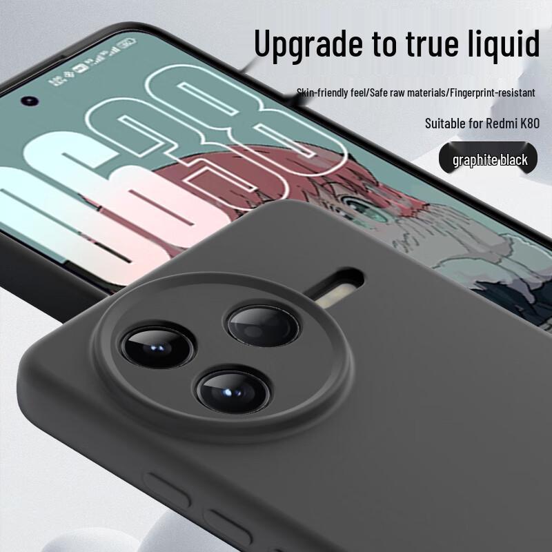 Shangsu Flüssigsilikon-Handyhülle für Redmi K80/K80 Pro