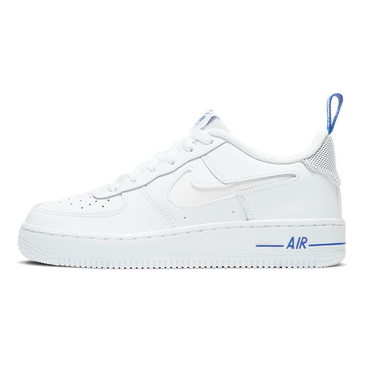 

Женские кроссовки Nike Air Force 1 07 LV8 GS White Racer Blue DD3227-100