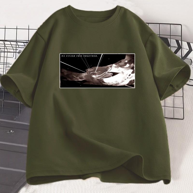 Jayvik TShirt Unisex Women Vintage Jayce X Viktor Arcane T Shirt Casual Short Sleeve Tshirt Cotton Slim Tees Streetwear Tops