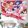 The Girlfriends Who Really Love You Tapestry Wall Hanging Room Background Cloth Home Decor Beach Mat Yoga Mat Sofa Bed Sheet