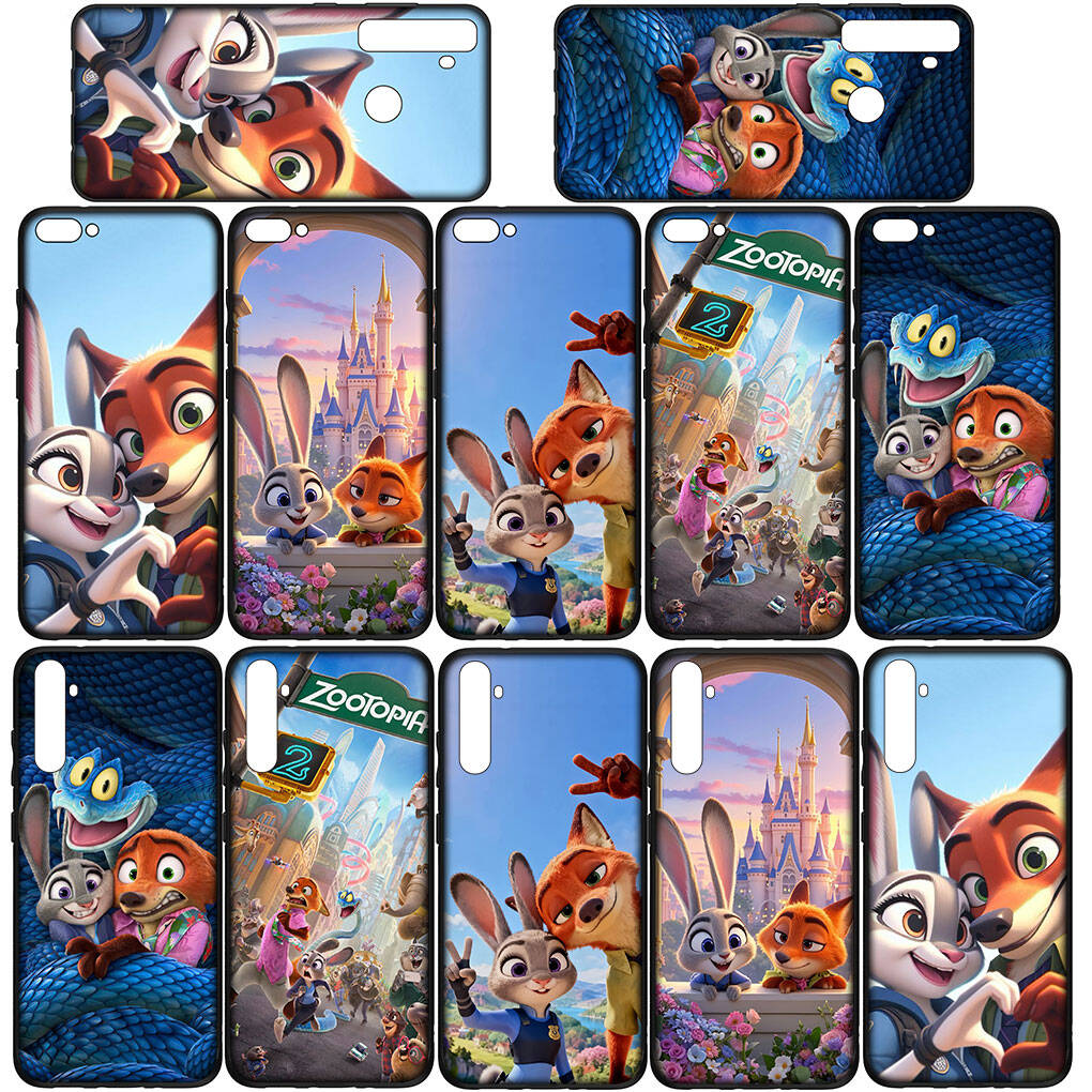 Phone Case for iPhone 17 16 15 Xiaomi Poco F8 F7 X7 X6 M8 C85 C75 C71 Redmi Note 14 13 11 12 Pro Max A4 14C 13C 15C Zootopia 2 Judy Nick Garys Cover