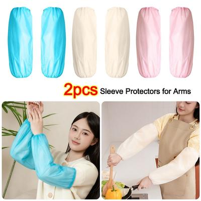 Waterproof Disposable Sleeves Thickened Oil-proof Oversleeves Protector Convenient Plastic Sleeve Protectors for Arms Kitchen